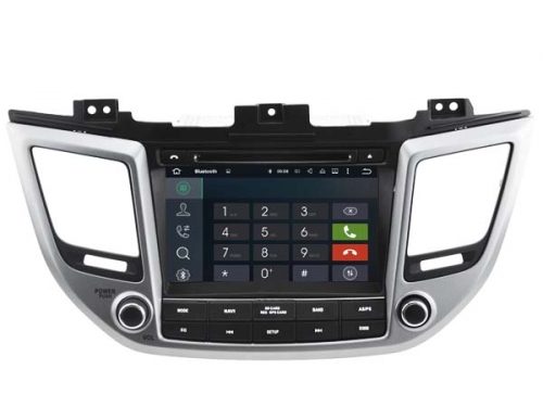 Hyundai tucson vanaf 2015 Navigatie dvd carkit usb android 13 draadloos carplay android auto